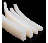 1pcs High Temperature Resistant Solid Silicone Rubber Sealing Strip - 1 Meter Weatherstrip for Home Improvement and Crafting(10x15mm)