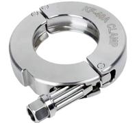 1pcs High Tension Flange Clamp with Lock - Heavy Duty 304 Stainless Steel Vacuum Clamp for Applications - KF16 NW16(KF-40)
