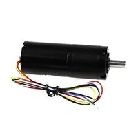 1pcs High Torque Recuder 12V 24V DC Planet Gear Motor With Speed Feedback Reverse PWM Speed Control Planetary Gearmotor(6MM shaft,16RPM,24v motor)