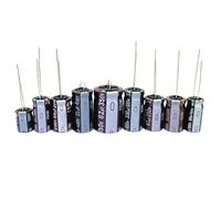 1pcs High Voltage Electrolytic Capacitor 63V 100V 250V 350V 400V 450V 1/2.2/3.3/4.7/6.8/10/22/33/47/56/68/82/100/120/330uF(250V33uF 5pcs)