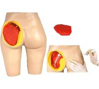 1pcs Hip Injection Training Simulator - Realistic IM Injection Model, 3 Techniques, Detachable for Enhanced Learning