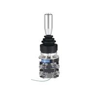 1PCS HKA1-41Z04A Joystick Switches with Button Spring Return Rocker Toggle Switches Self Latching Momentary 4NO 4Way 30mm(2Way Reset,Locking Button)