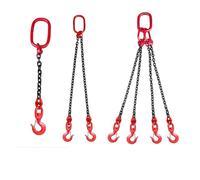 1pcs Hook Rigging Iron Chain Lifting Rod Mold Loading Tool(4 tons 4 legs 1 m)