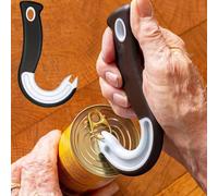 1pcs Hook-Shaped Can Opener, Smooth Rotary Action Kitchen Bottle Opener Tool, Essential Kitchen Stuff for Seniors,15 * 9cm