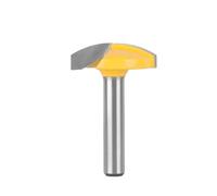 1pcs Horizontal Crown Router Bit, 6mm 1/4-Inch 8mm Shank Small Bowl Router Bit Crown Cap Molding Woodworking Milling Cutter(6.35mm)