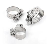 1PCS Hose Clamp Stainless Steel Heavy Duty T-Bolt Vent Type 17-19mm 20-22mm 23-25mm 26-28mm 29-31mm 32-35mm Home Hardware(29-31mm)