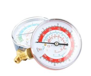 1pcs Household Air Condition Fluorine Cool Gas Meter Valve High Low Pressures Manifold Gauges Set for R410a R134a R22 R404a