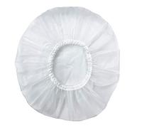 1Pcs Household Waterproof Shower Cap, Swimming Cap, Hotel Elastic Shower Cap Hair Set (White)