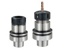 1pcs HSK63F ER16 ER20 ER25 ER32 ER40 Tool Holder Engraving Machine Woodworking Machine High Speed High Precision HSK63 Handle(HSK63F-GER16-100L)