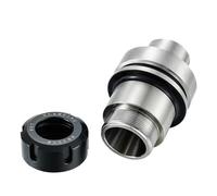 1pcs HSK63F Tool Holder HSK63 HSK ER ER16 ER25 ER32 ER40 Tool Holder HSK63F GER GER25 GER32 HSK63 Tool Holder Bracket Tool Collet(HSK63F-ER32-100L)