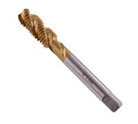1pcs HSS Titanium Steel Screw Tap Coated Metric Spiral Thread Metric Tap Drill Bits Set Screw Machine Compound M3-M12 Hand Tools MINGPING (Color : M5x0.8)