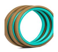 1Pcs Hydraulic Cylinder Reciprocating Seal - FKM Wear Ring & PTFE Washer for Two-Way Piston Rod - for Hydraulic Systems(60x49x4.2mm)