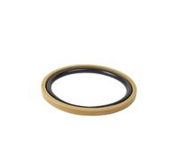 1Pcs Hydraulic Cylinder Reciprocating Seal - STD Hole Shaft Two-Way Piston Rod Wear Seal Washer - PTFE & NBR Material(50x40.5x6.3mm)