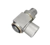 1PCS Hydraulic Rotary Joint Universal 360 Degree High Pressure Rotating Right Angle Inch Thread(NO.3,3/8")
