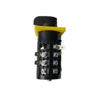 1pcs HZ5B-20/4DG Three Positions Rotary Cam Switch 4 Poles 20A Silver Contact Control Motor Gear Selector