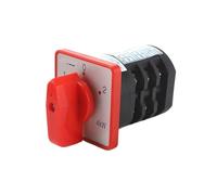 1pcs, HZ5D-20/4 M05 M06 20A 3 Positions 3 Poles Induction electronic starter Reversible Transfer Switch Two Voltage Three-pole Cam Switch IDGTTLDF(20A 4 M06)