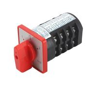 1PCS HZ5D-20/4 M07 M08 20A 4KW 3 Position 4 Pole 16 Screw Two-Speed Motor And Star-Delta Starting Combination Cam Rotary Switch(20A 4kW M07)