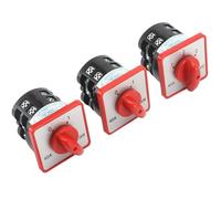 1PCS HZ5D-40/7.5 L02 L03 M04 7.5KW 40A 2 Poles 8 Screws Multipolar Combination Motor Circuit Universal Changeover Rotary Switch(40A 7.5kW M04)