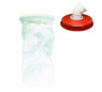 1pcs IBC Filter with Nylon Mesh for Ton Water Tank Cover Cap, Tearproof Needle Felt Filter Bag Reusable After Cleaning for Rainwater Tank Use