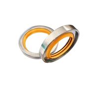 1pcs ID 10mm Dry Running PTFE Stainless Steel Oil Seals for High Speed Rotating or Reciprocating Components, OD 25mm, Thickness 7mm, 10x25x7mm