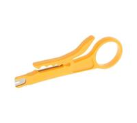 1Pcs IDC Insertion Punch Down Tool, Wire Stripper Punch Down UTP Cable Cutter Stripper Tool, Yellow