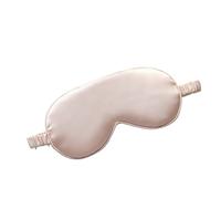 1pcs Imitated Silk Sleep Eye Mask Shading Patch Portable Travel Relax Eyepatch Lunch Break Cover Night Health Sleeping Shield(Meat Pink)