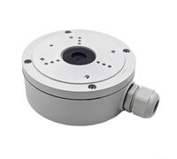 1PCS Indoor/Outdoor Junction Box for Dome Camera Aluminum Alloy, Quick Cable Management, Protects Wires from Weather