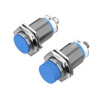 1pcs Inductive Proximity Sensor M30 Series M12 4pins Plug-in Connector Type NPN PNP Flush Industrial Non-contact Metal Switch(Connector cableI-M12)