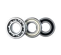 1Pcs Industrial Ball Bearing Outer Diameter 42-56mm, Deep Groove, Pre-Lubricated, with Open, RS, ZZ,IDxODxB,22x62x17mm