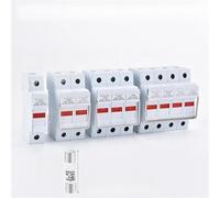 1pcs Installation of fuse guide rail RT18-32X 1P 2P 3P 4P 1A2A3A5A6A8A10A12A16A20A25A32A suitable for 10X38mm AC500V-AC690V(5A,RT18-32X 1P)