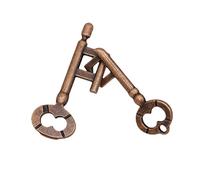 1pcs Intelligent Lock Toy Brain Tester Development Game Iq Puzzle Test Puzzle Kid Thinking Children's Alloy E9f8