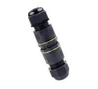 1PCS IP68 M25 Straight Cable Connector Waterproof Outdoor 2/3 Pin Quick Terminal for LED Lights(M25 2P 10-14mm)