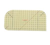 1Pcs Iron Hot Hemmer Press Ruler Easy to Hem Trifolding Measure, Hot Ironing Ruler Patchwork Tailor Craft DIY Sewing Supplies Measuring Tool