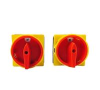 1pcs Isolator Switch 25A 32A 3/4P With Box YMD11-D Series OFF-ON Rotary Cam Selector Enclosure Disconnect Control Circuit LW30(A type,25A,4P 8Termianls)