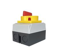 1PCS Isolator Switch Locking Fixed Padlock Rotary With Waterproof Enclosure 32A 690V 3Phases 2 Positions On-off YMD11-32D 3P