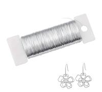 1Pcs Jewellery Wire 0.35 mm Made of Iron Rustproof and Will Not Fade Crafting Wire Elastic Easy to Bend and Shape Not Easy to Break Craft Wire Suitable for All Kinds of Crafts and Jewelry Making