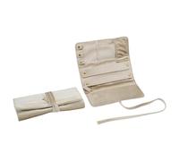 1Pcs Jewelry Packing Bag Earrings Bracelet Necklace Storage Large Capacity Organizer Holder For Storing,Organizing Jewelry(Beige)