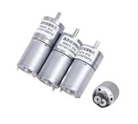 1PCS JGA25-370 Geared electronic starter DC electronic starter 6V/12V/24V gear electronic starter high torque 12/16/27/1364rpm MQXFCZUX(169RPM,6V)