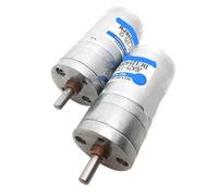 1pcs JGA25-370 Miniature Geared Motor DC Motor 6V 12V 24V Electric gear Motor High Torque 12/16/26/30/35/60/77/130/170/280/1360 rpm(1360 RPM_12V)