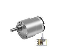 1PCS JGB37-520 DC6V/12V/24V High Gear Motor Metal Gear Box Motor 7/12/22/35/45/66/107/200/960RPM Forward and Reverse Motor(6V 12RPM)