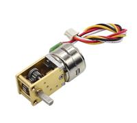 1pcs JGY-15BY High-Torque Micro Worm Gear Stepper Motor 2-Phase 4-Wire Metal Gearbox Reducer Robotic Arms DIY Automation 3D Printers(Gear ratio 236to1)