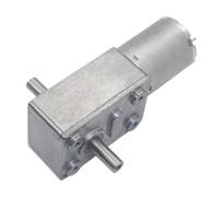 1pcs JGY370 6V Dual Output Shaft Reducer Motors 12V Volt DC Worm Geared Double Shaft Motor 24V DC Reversed Reduction Self-lock(6V,10rpm)