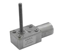 1pcs JGY370 M6 Threaded Long Shaft Electric DC Worm Gear Motor 6V 12V 24V 6-150RPM High Torque DC Motor Self-Locking Adjustable Speed(6RPM,24V)