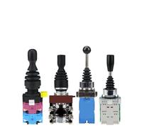1PCS Joystick Switch Momentary Industrial Cross Controller Spring Return Self Locking Switch 2 4 Position 4NO 2NO Rocker Switches(HKL-FW22,2 Position)