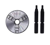 1Pcs K01-50 63 80 Lathe Mini Chuck 3 Jaws Woodworking Hand Chuck with Mounting Thread Screw Rod Self-Centering Lathe Tool(K01-63)