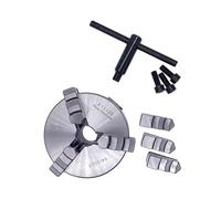 1PCS K11-100 3 Jaws Manual Lathe Chuck with Machine Tools Accessories K11-100 3-Jaw Lathe Chuck Self-Centering Metal