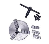 1PCS K11-100 3 Jaws Manual Lathe Chuck with Turning Machine Tools Accessories K11-100 3-Jaw Lathe Chuck Self-Centering Metal