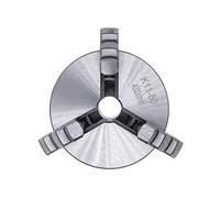 1PCS K11-80 3 Jaws Manual Chuck with Turning Machine Tools Accessories K11-80 3-Jaw Chuck Self-Centering Metal(K11-80)