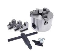 1PCS K11-80 3 Jaws Manual Lathe Chuck with Machine Tools Accessories K11-80 3-Jaw Lathe Chuck Self-Centering Metal