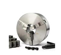 1PCS K11-80 3 Jaws Manual Lathe Chuck with Turning Machine Tools Accessories Lathe Chuck Self-Centering Metal K12-80 4-Jaw(K11-80)